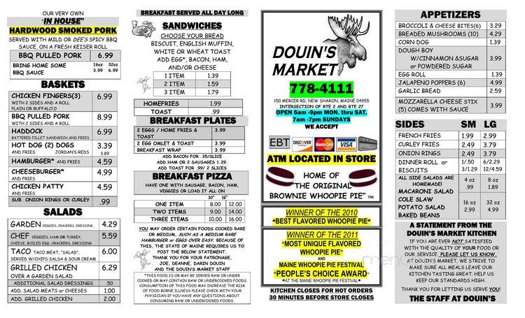 Douin's Market - New Sharon, ME