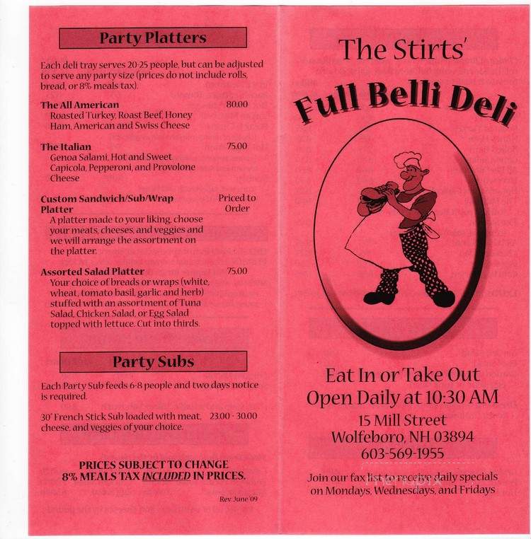 Full Belli Deli - Wolfeboro, NH