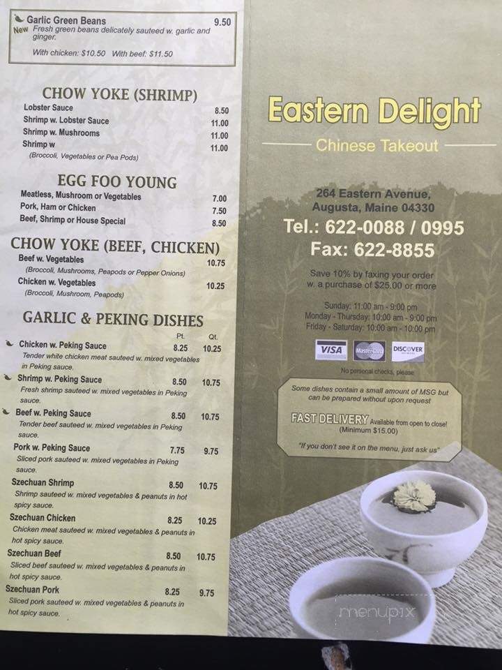 Eastern Delight - Augusta, ME