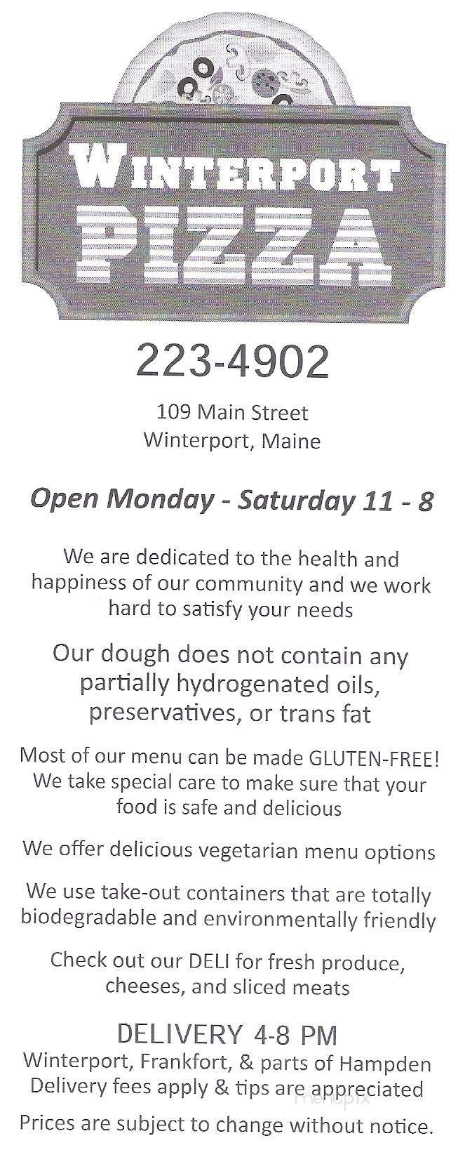 Winterport House Of Pizza - Winterport, ME