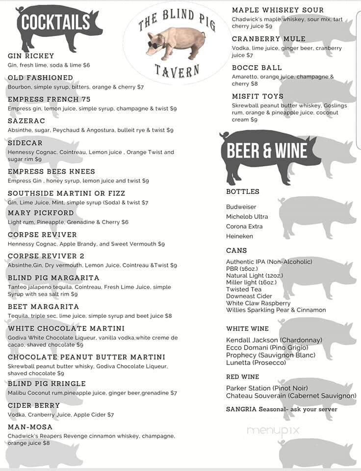 The Blind Pig Tavern - Gardiner, ME