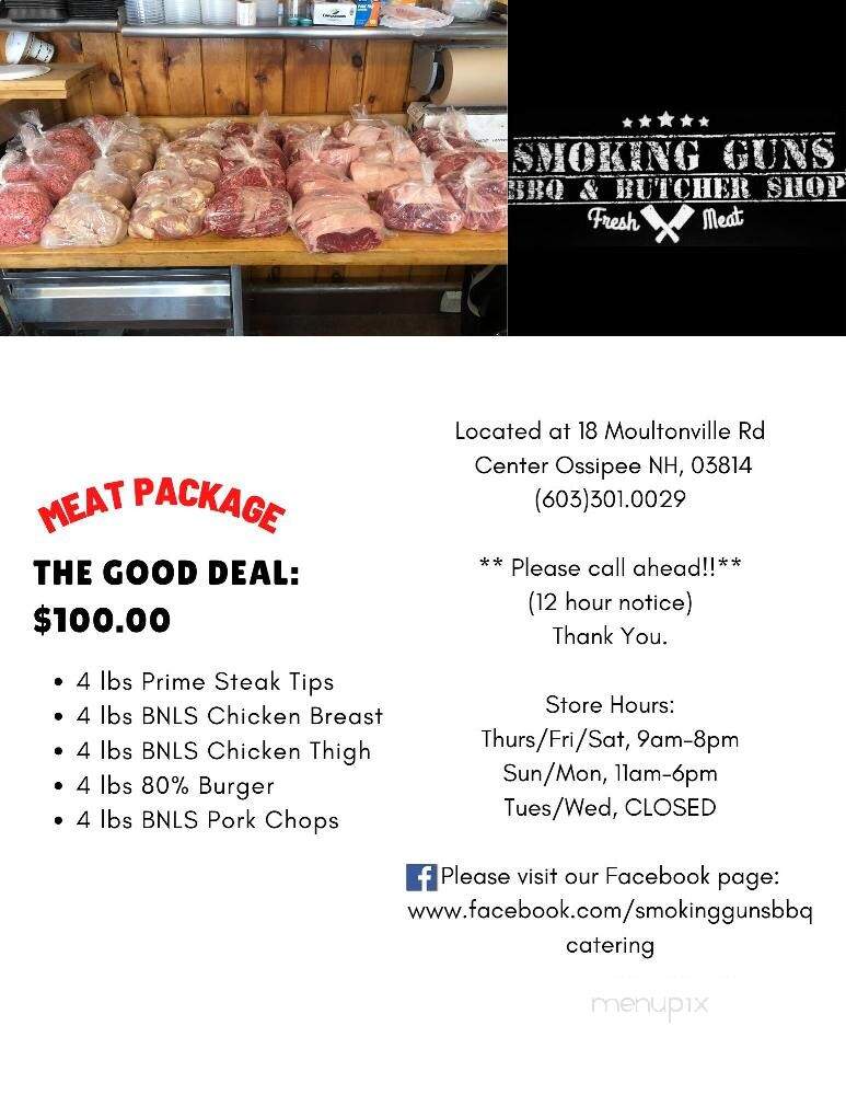 Smoking Guns BBQ - Ossipee, NH