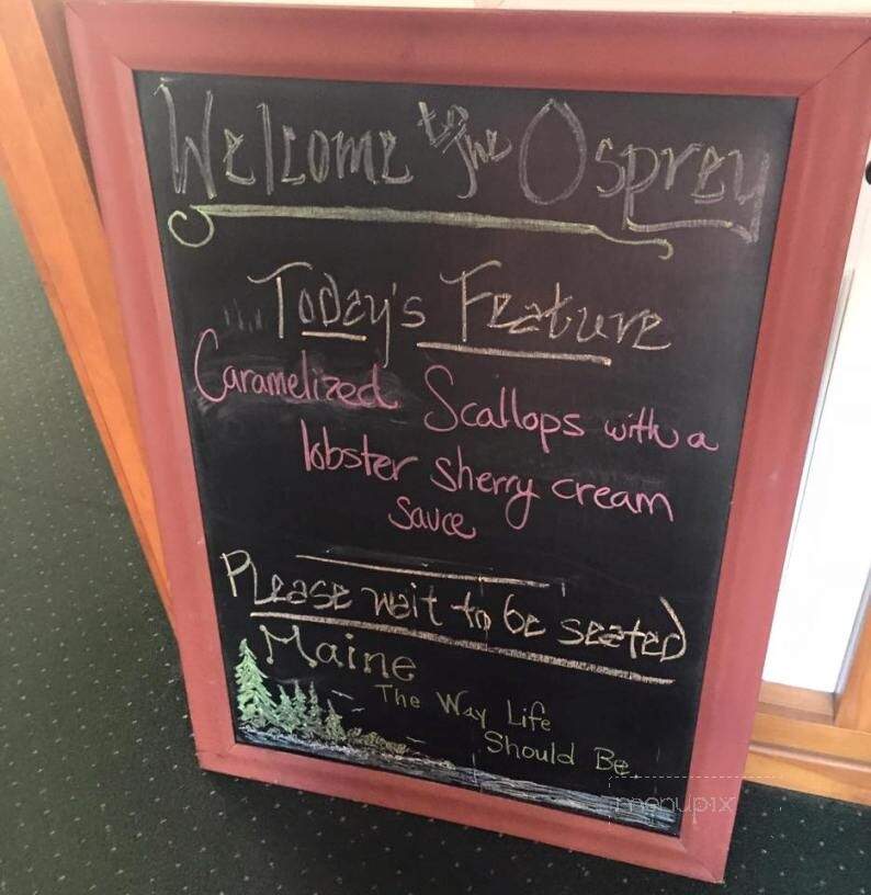 Osprey Restaurant - Georgetown, ME