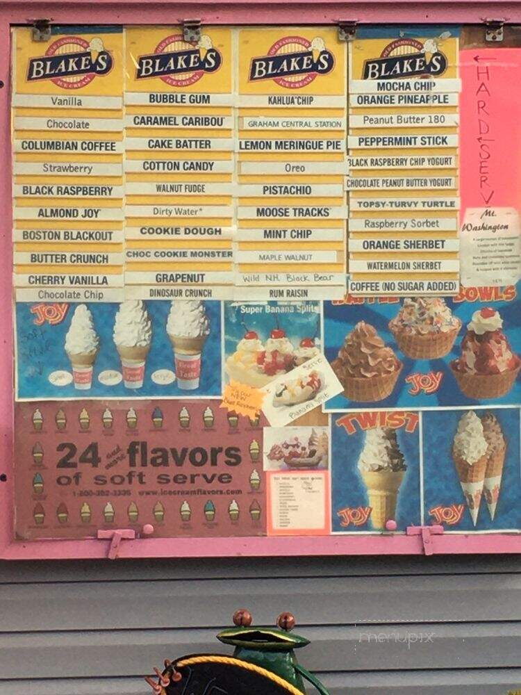 Froagie's Ice Cream - Fryeburg, ME