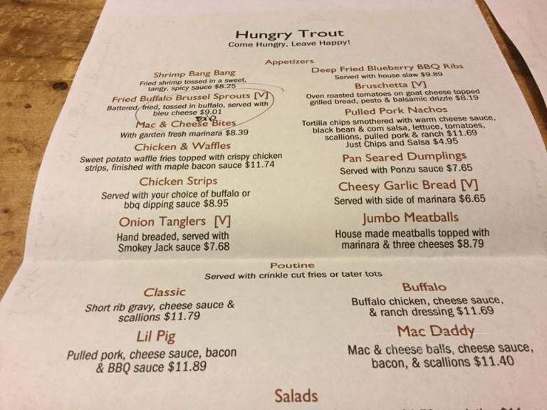 The Hungry Trout - Rangeley, ME