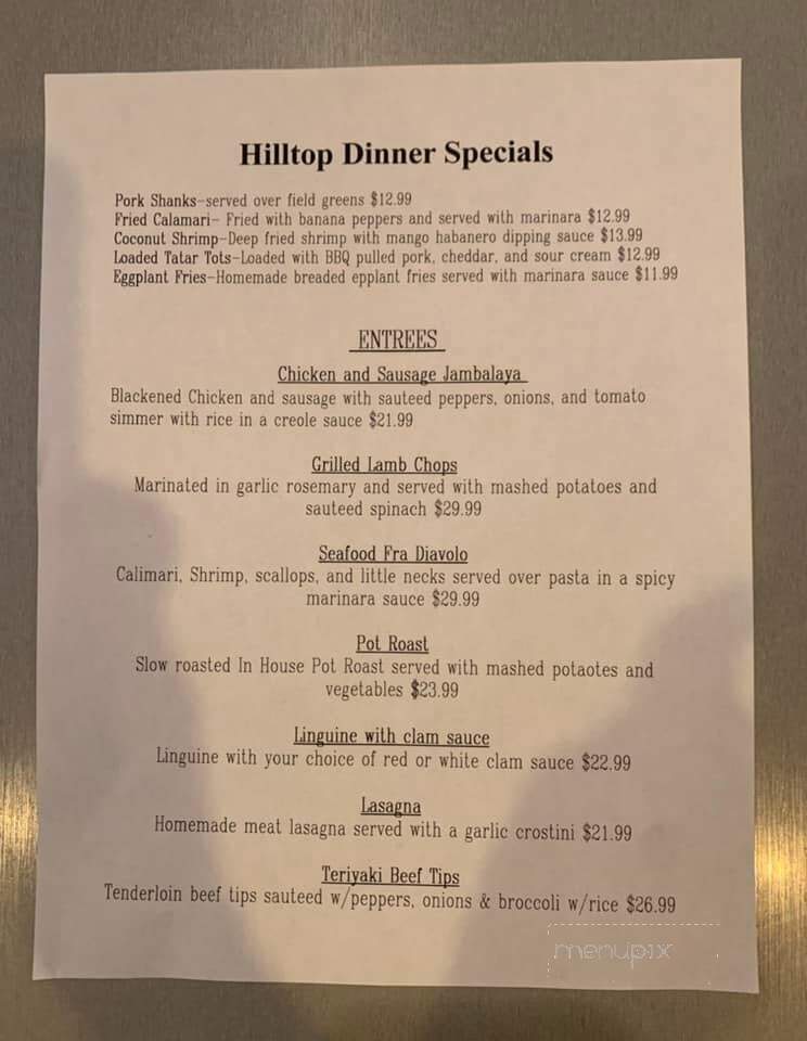 Hilltop Restaurant - Willington, CT