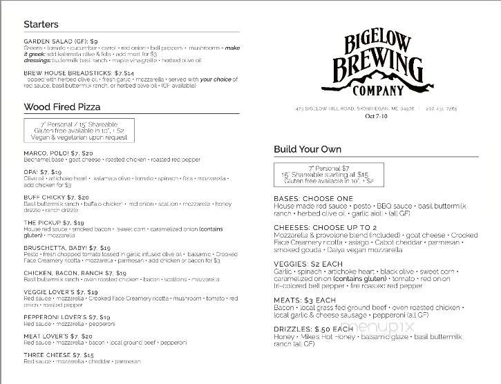 Bigelow Brewing Company - Skowhegan, ME