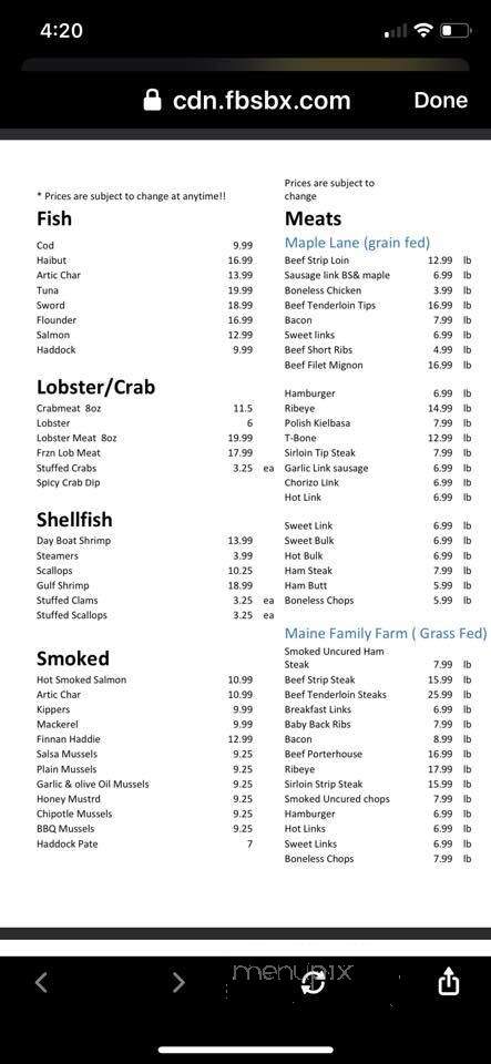 Coldwater Seafood - Stonington, ME