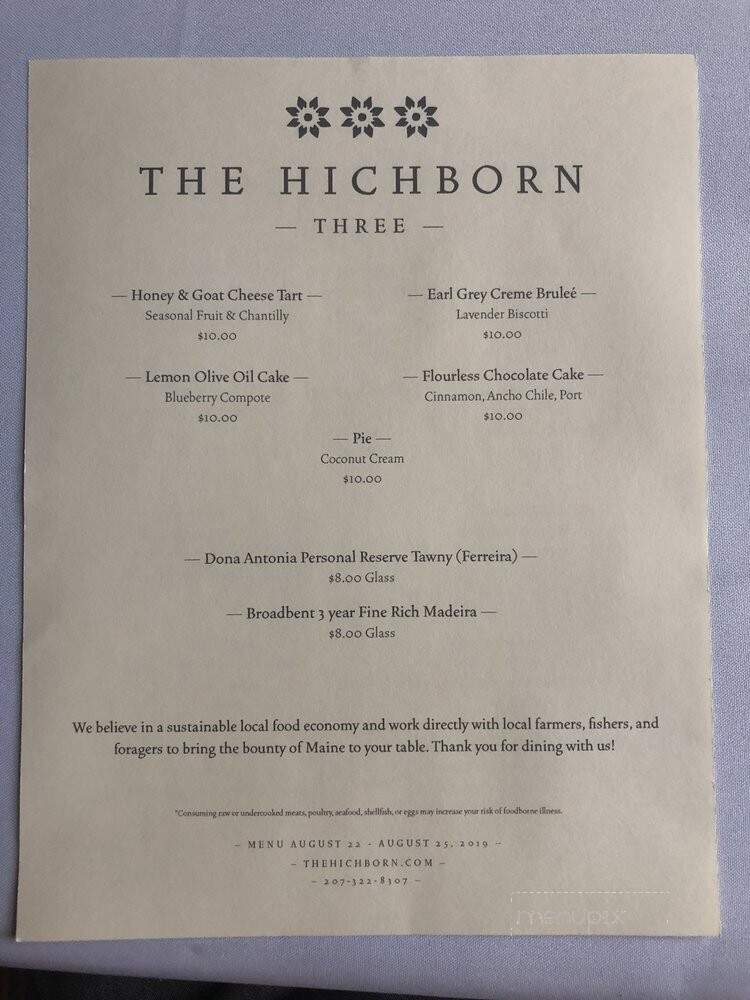 THE HICHBORN - Stockton Springs, ME