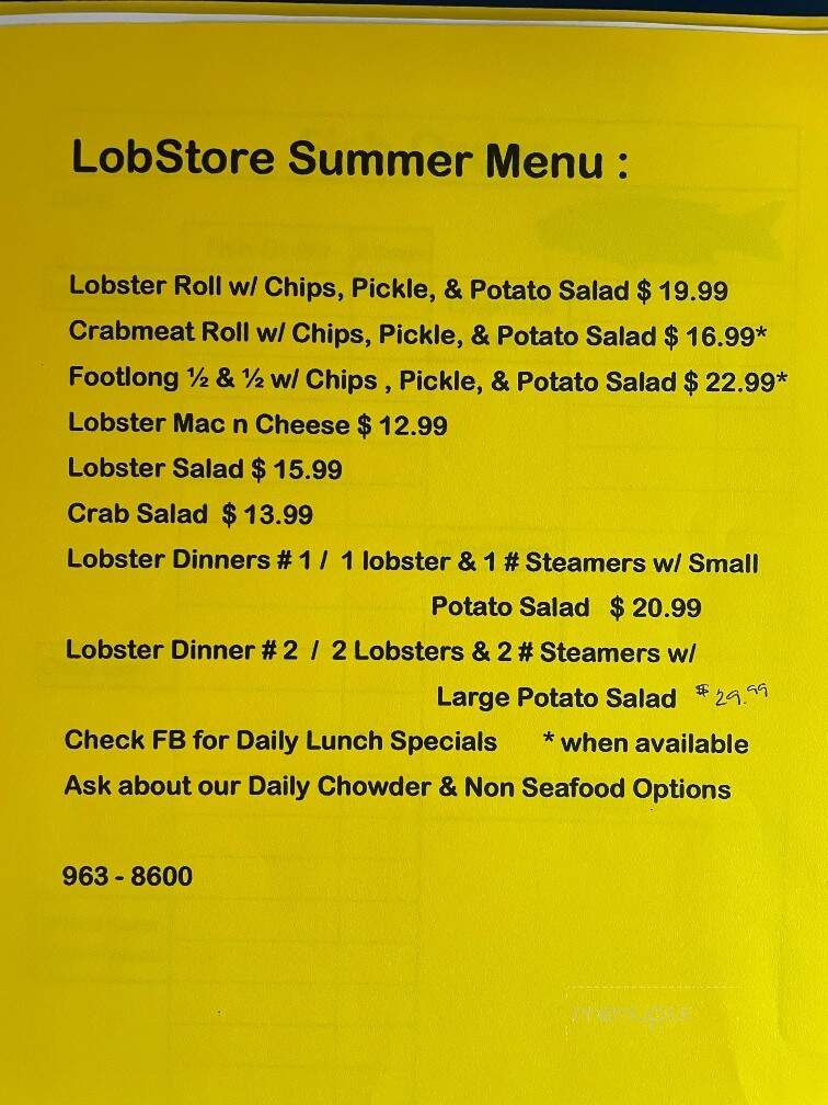 The Lobstore - Winter Harbor, ME