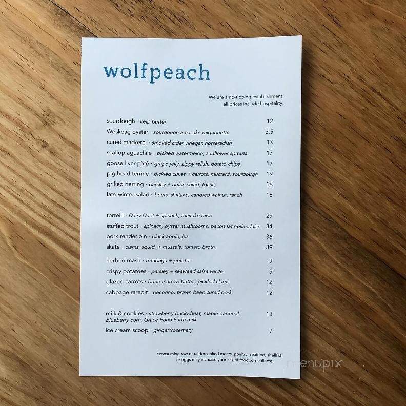 Wolfpeach - Camden, ME