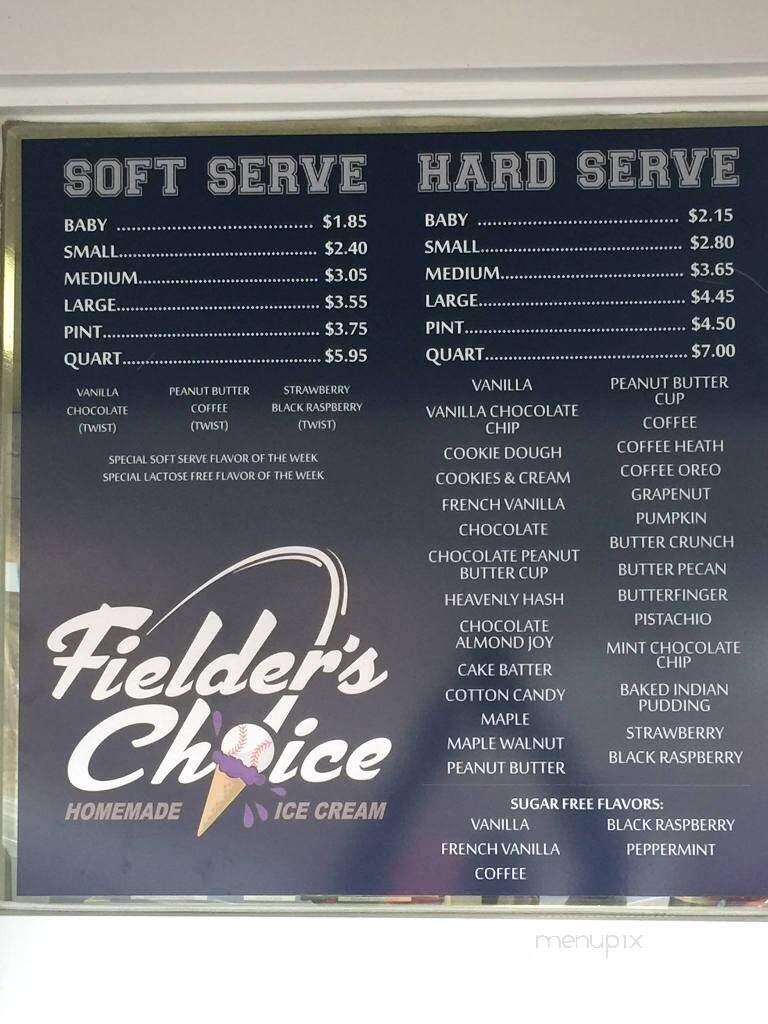 Fielder's Choice Ice Cream - Auburn, ME