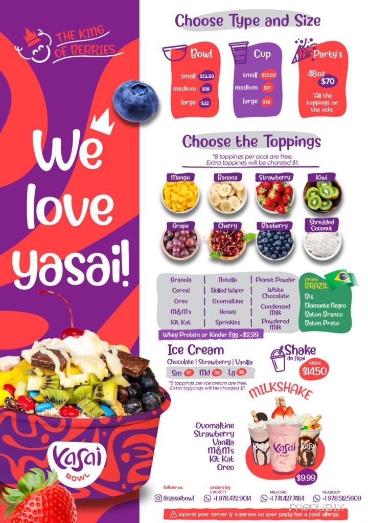 Yasai Bowl - Peabody, MA